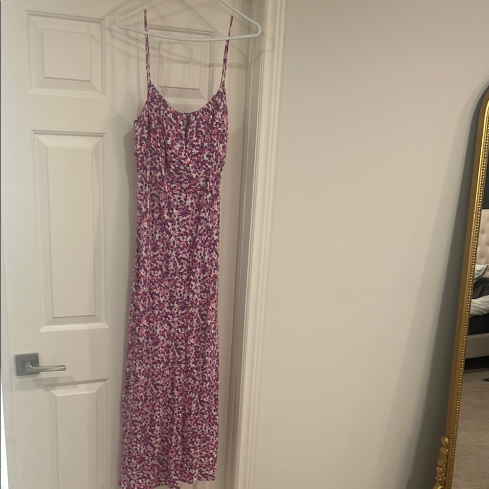 Floral Pink Maxi Dress